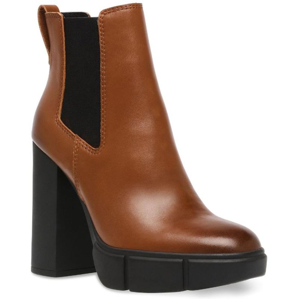 Steve Madden Brown and Black Ankle Boots